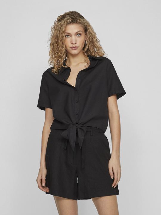 Actual product image Vila Short-sleeved shirt tied at the front (34)