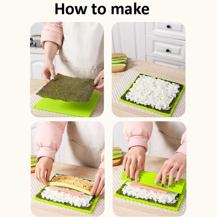Produktbild Sushimatte Rollmatte Silikonmatte Sushi Sushimaker 22 cm x 20 cm Sushi Matte