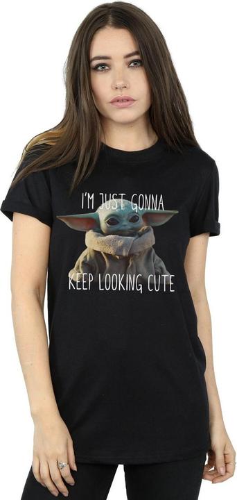 Produktbild Star Wars The Mandalorian Keep Looking Cute TShirt (XL)