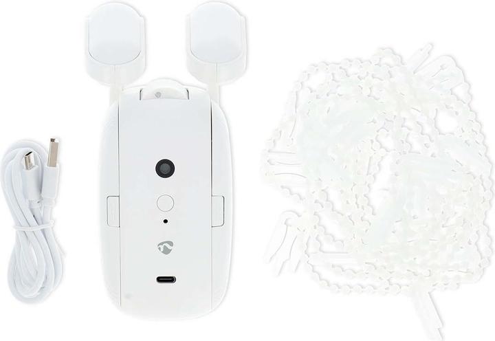 Image du produit Nedis SmartLife Robot Rideau | Barre à Rideaux | Rideaux Horizontaux | Alimenté par Piles / Electricité