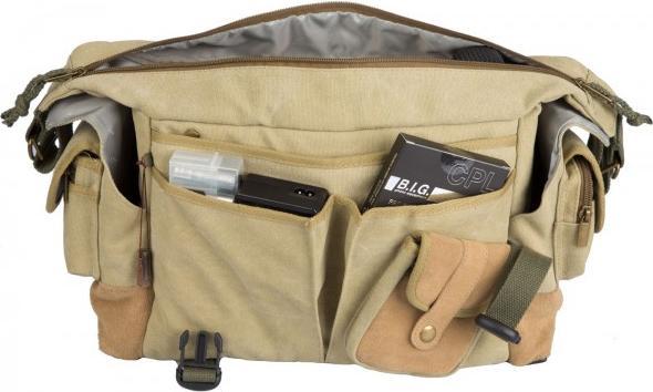 Produktbild Kalahari KAPAKO K-32 Fototasche, canvas khaki (Kamera Schultertasche)