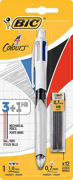 Actual product image Bic 4 Colours ballpoint pen/pencil (White, 1 x)
