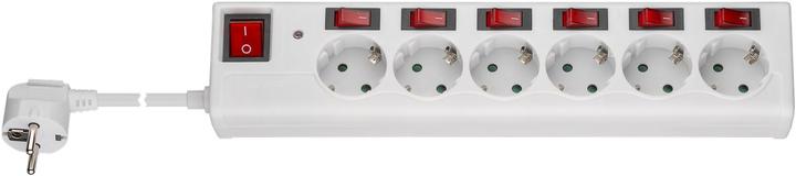 Produktbild Goobay Steckdosenleiste (6 x, CEE 7/3, 1.40 m)