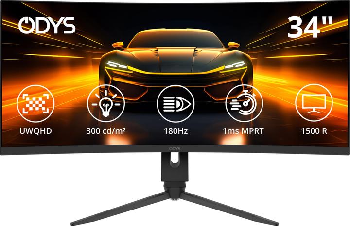 Actual product image Odys Monitor XP34 PRO-X (3440 x 1440 pixels, 34")