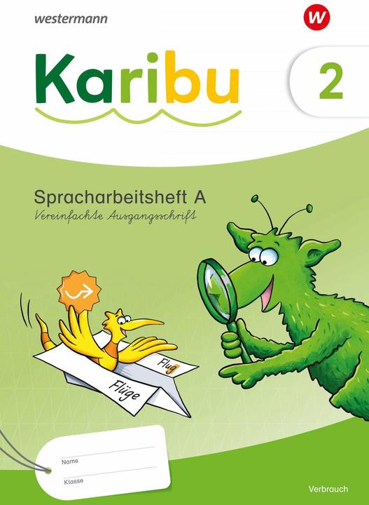 Produktbild Karibu 2. Spracharbeitshefte. Vereinfachte Ausgangsschrift (Deutsch, Westermann Schulbuchverlag, 2024)