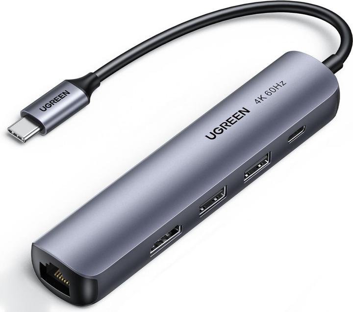 Produktbild Ugreen USB-C zu 2x USB-A (USB-C, 5 Ports)