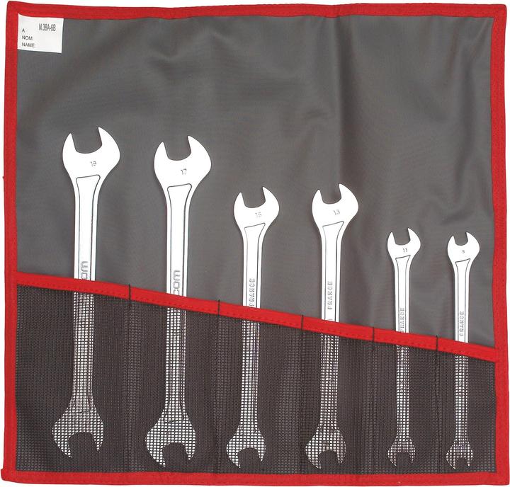 Productafbeelding Facom Extra slanke steeksleutelset 6 stuks (8 mm, 9 mm, 10 mm, 11 mm, 12 mm, 13 mm, 14 mm, 15 mm, 16 mm, 17 mm, 18 mm, 19 mm)