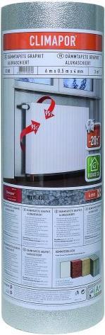 Immagine prodotto Climapor Carta da parati isolante (0.45 kg, Grafite, 3000 ml)