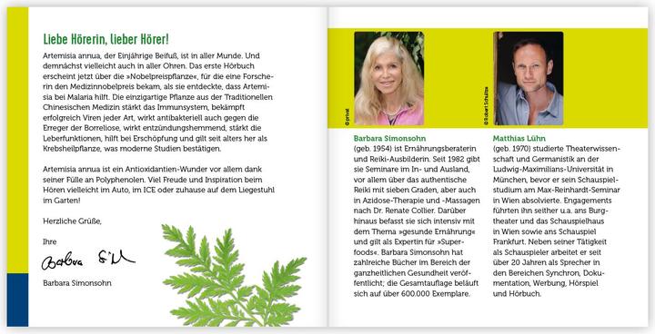 Image du produit Simonsohn:Artemisia annua - plante médicinale (Matthias Lühn, Barbara Simonsohn, Allemand)