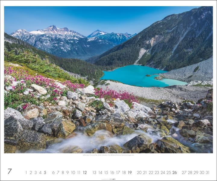 Actual product image Kanada Kalender 2026 - Der Ruf der Wildnis (55 x 46 cm, Hardcover, German)