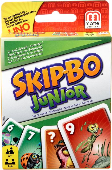 Image du produit Mattel Games Skip-Bo - Jeu de cartes Skip-Bo Junior (Allemand, Français, Italien)