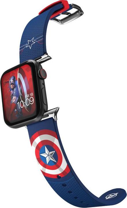 Image du produit Moby Fox Marvel bracelet pour smartwatch Insignia Collection : Captain America (Silicone)