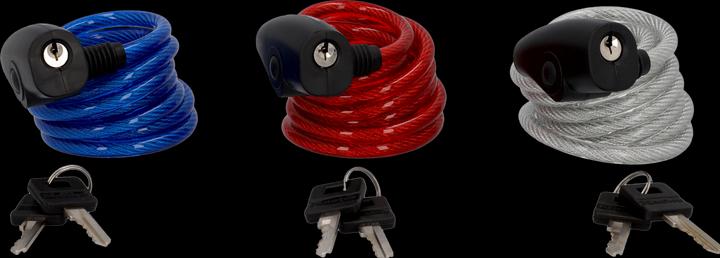 Produktbild Master Lock Spiralkabelschloss-Set 3-teilig (180 cm)