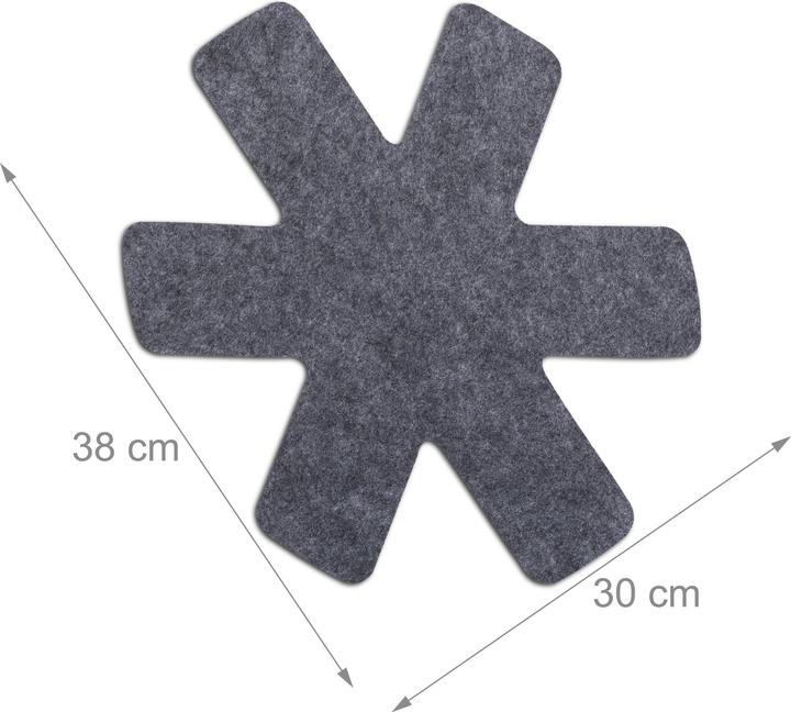 Actual product image Relaxdays 6x pan protectors