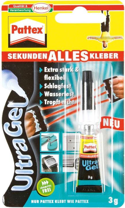 Actual product image Pattex Ultra Gel superglue (3 g, 3 ml)