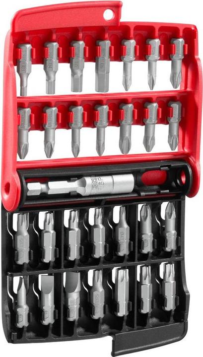 Actual product image Facom Bit set 28 pieces E.120PB cross (3xPH2, 3x Pz2)
