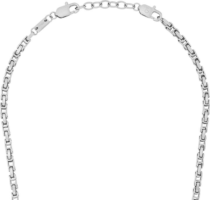 Immagine prodotto S.Oliver Halsschmuck für Herren, Edelstahl (Acciaio inossidabile, 55 cm)