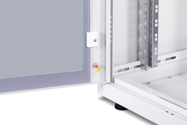 Actual product image Assmann DIGITUS 42U Unique network cabinet 600x800mm glass door gray (42 RU, 19 inch rack)