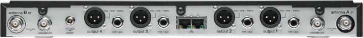 Produktbild Shure SLXD4Q+E=-G65 - Odbiornik poczwórny cyfrowy (470-606 MHz)