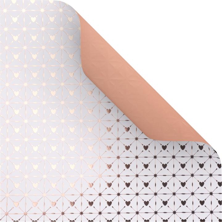 Image du produit Gebrüder Bertels Papier plié "X-Mas Roségold", 15x15cm, 32 feuilles (110 g/m², 32 x)