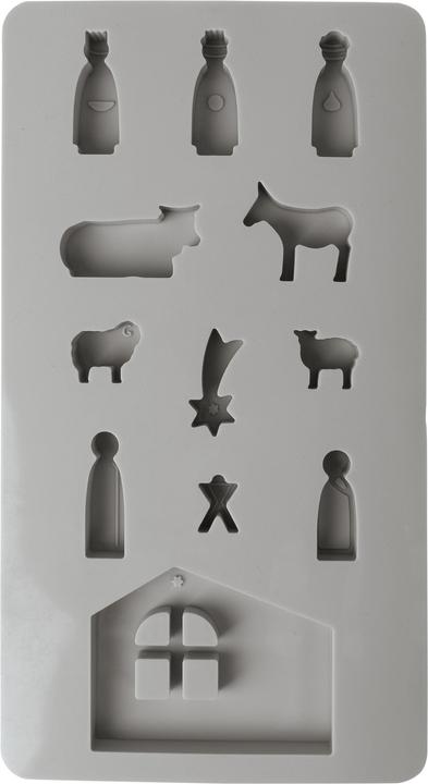 Actual product image Rayher Silicone casting mould "Mini cot"