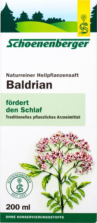 Image du produit Schönenberger Jus naturel de plantes médicinales La valériane favorise le sommeil, solution de 200 ml