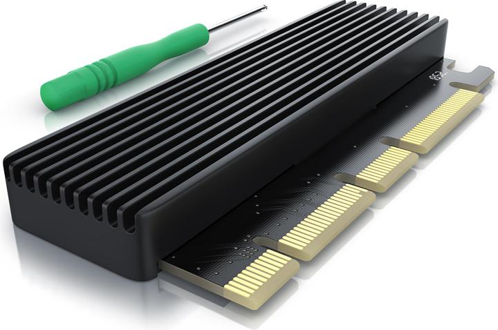 CSL PCIe Karte, Erweiterungskarte für M.2 Key-M SSDs, NVMe Standard, SSD Adapterkarte, PCIe x4 oder x16
