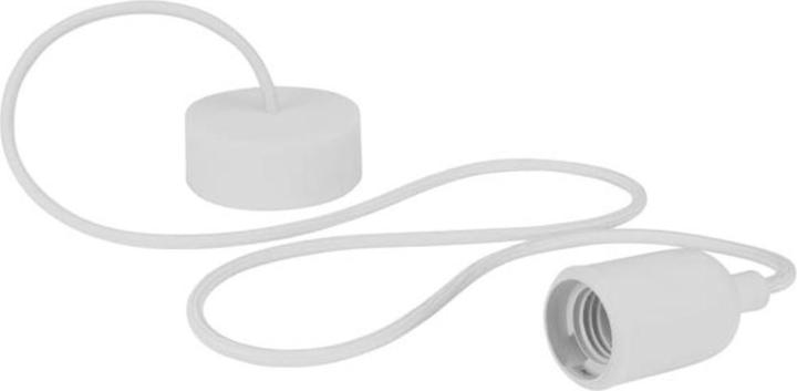 Velleman Lampada A Sospensione Di Design Con Cavo Tessile - Bianco (E27)