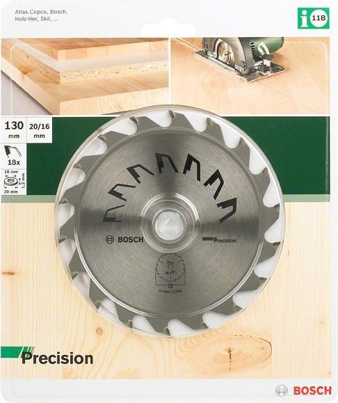 Actual product image Bosch Zubehör Circular saw blade PRECISION D= 150 mm Bore= 20 mm Z= 18