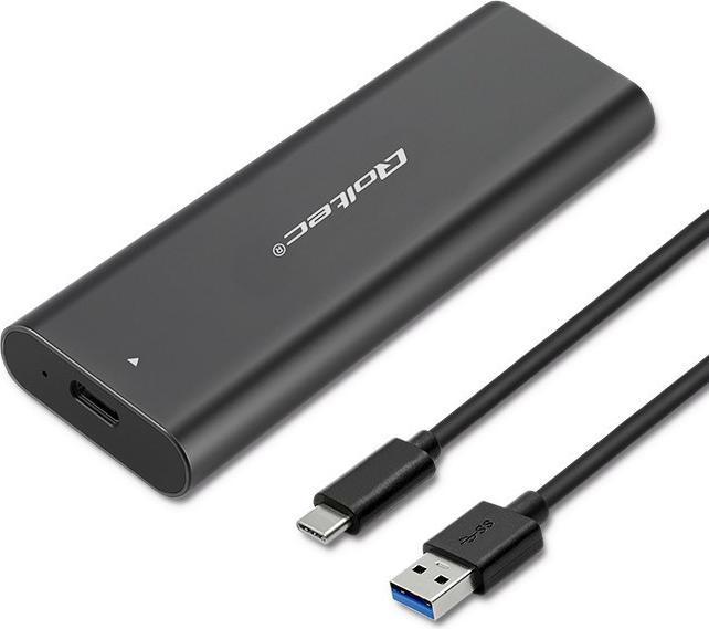 Qoltec Obudowa | kieszeń do dyskówM.2 SATA SSD | NVME | USB type C (M.2 2230)