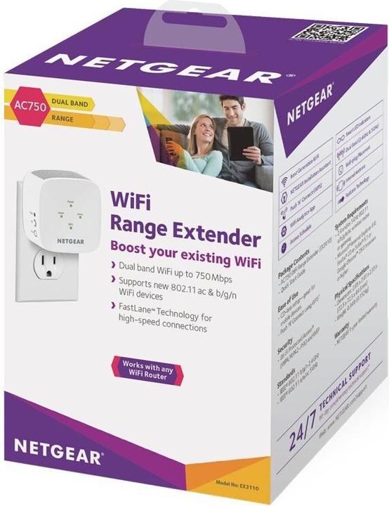 Produktbild Netgear EX3110 (450 Mbit/s, 300 Mbit/s)