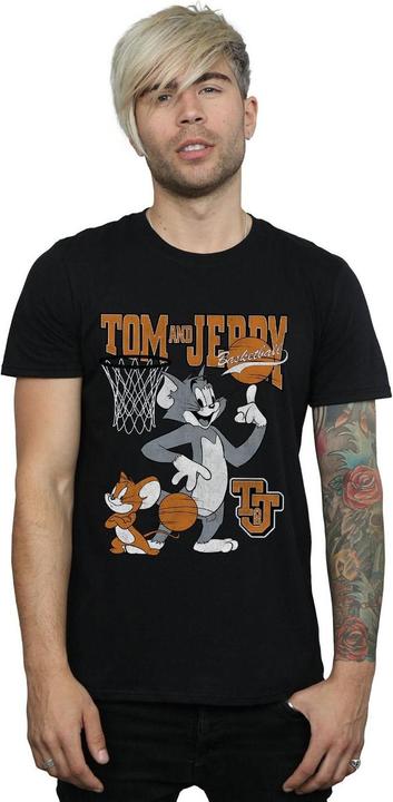 Immagine prodotto Tom & Jerry Maglietta da basket in cotone Spinning (L)