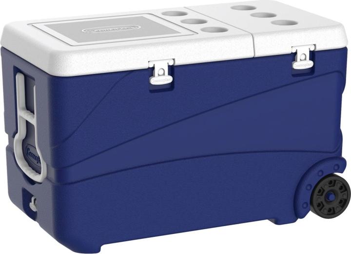 Immagine prodotto Linum Cassetta di trasporto isolata blu da 65lt con ruote e coperchio (65 l)