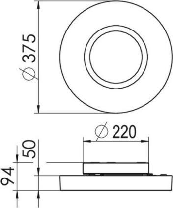 Produktbild Ridi LED-Deckenleuchte (2330 lm)