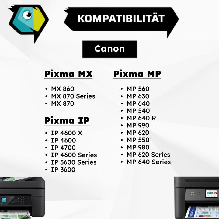 Image du produit Inkadoo Cartouches d'impression compatibles avec Canon 2932B001 / PGI-520PGBK Cartouche d'encre noire, noire (CF)