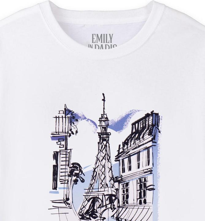 Immagine prodotto Emily In Paris Maglietta a maniche corte Sketchy Cityscape Donna/Ladies (M)