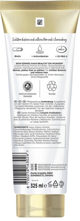 Actual product image Pantene Lift & Volume (325 ml)