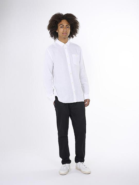 Actual product image Knowledge Cotton Apparel Linen Shirt Regular Fit (L)