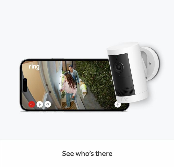Image du produit Ring Outdoor Cam Plus - Battery - White - EU (2048 x 1080 pixels)