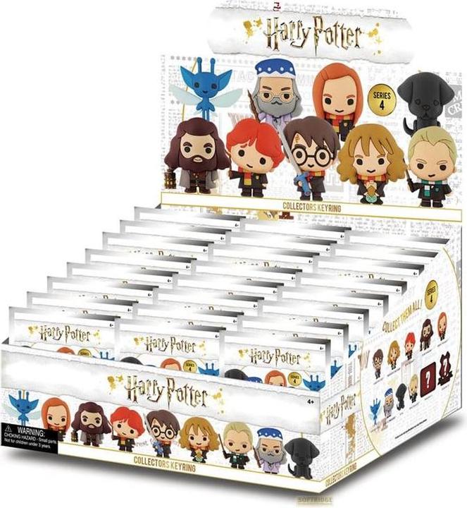 Immagine prodotto Monogram Int. Harry Potter 3D Etichette per borse in PVC Serie 4 Display (24)