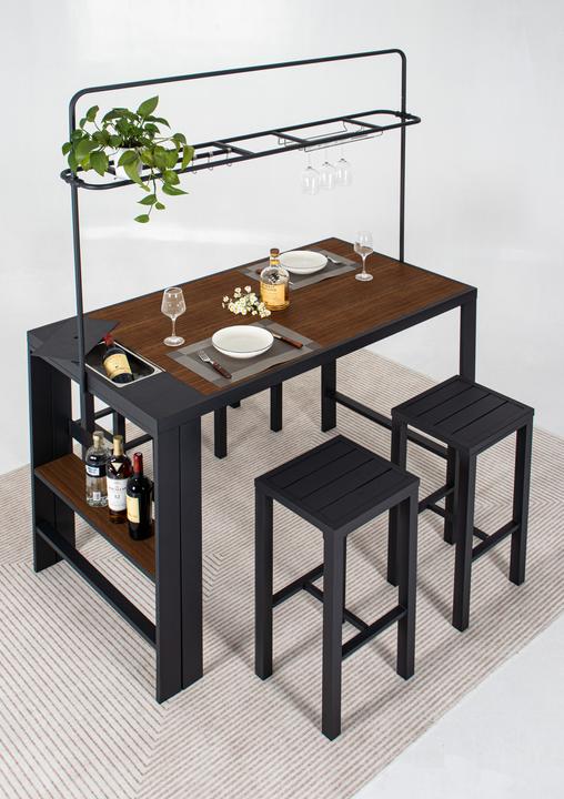 Produktbild Leco Bar-Sitzgruppe/Gartentheke ELSA (80 cm)