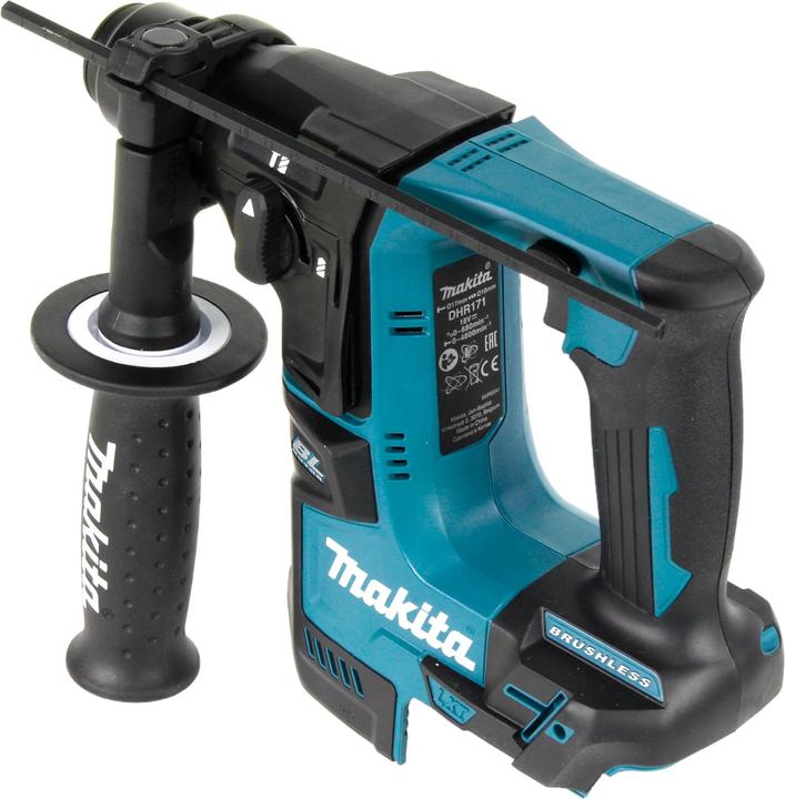 Produktbild Makita DHR 171 SAX3 Akku Bohrhammer 18 V 1,2 J SDS-Plus Brushless + 2x Akku 2,0 Ah + Ladegerät + 65 (Akkubetrieb)