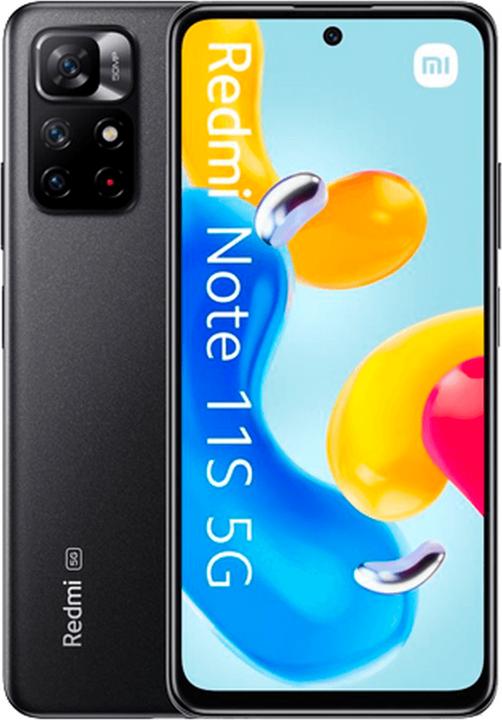 Produktbild Xiaomi Redmi Note 11S 5G (64 GB, Midnight Black, 6.60", Dual SIM, 50 Mpx, 5G)