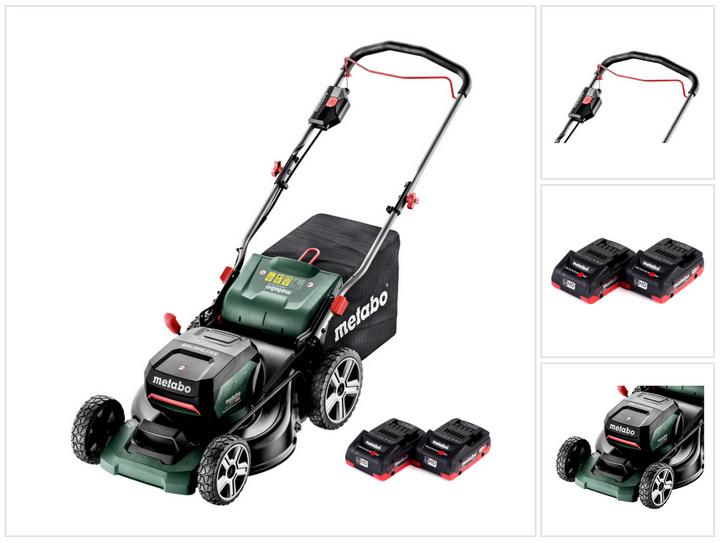 Metabo RM 36-18 LTX BL 46 Battery lawn mower 36 V ( 2x 18 V ) 46 cm Brushless + 2x battery 4.0 Ah - (Rechargeable battery operated)