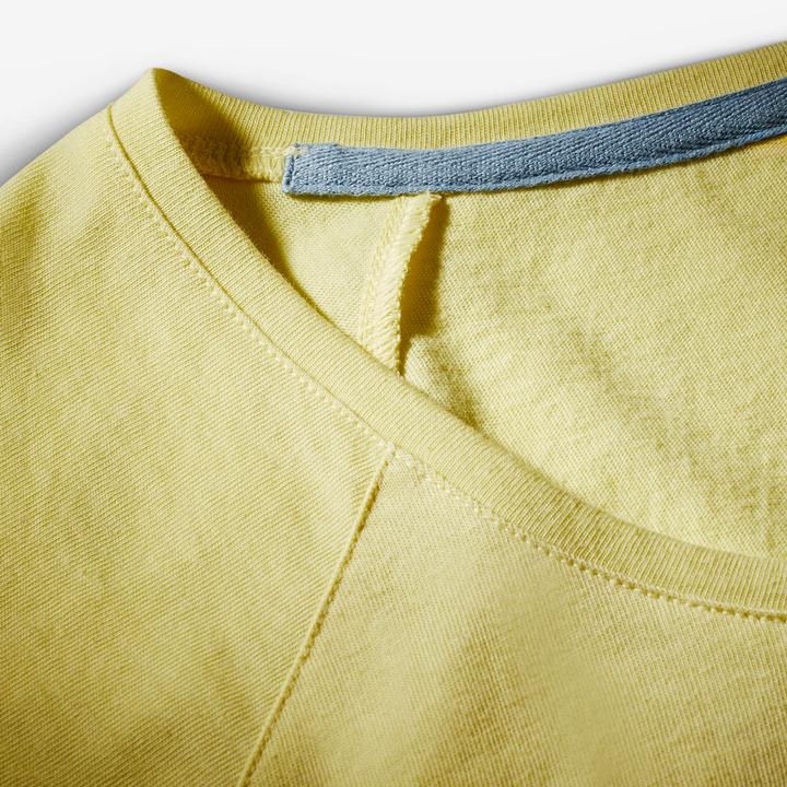Produktbild Simond Kletter-T-Shirt Damen stretch - Vertika gelb by Montse Galbany (L)