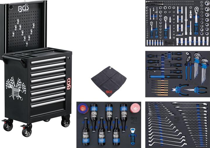 Actual product image BGS Workshop Trolley 8 Drawers with 263 Tools (263 x)