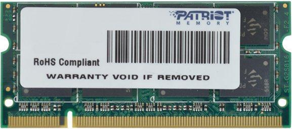 Image du produit Patriot ligne de signature (1 x 2GB, 800 MHz, DDR2-RAM, SO-DIMM)