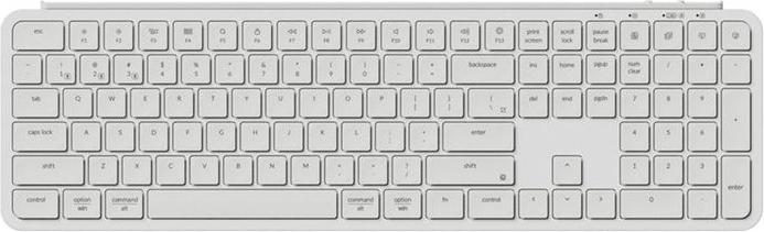 Produktbild Keychron Kabellose Tastatur Ultra Slim B6 Pro 2.4G (weiss) (B6P-K8)