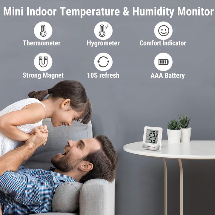 Produktbild ThermoPro Digitales Thermo-Hygrometer TP49W-6