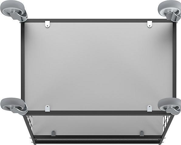 Actual product image Ebinger Office trolley, 2 shelves, LxWxH 830 x 510 x 935 mm. (150 kg)